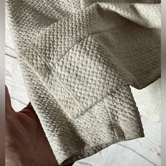 Lululemon At Ease Hoodie Heathered Light Ivory / White Size Small - Picture 4 of 6